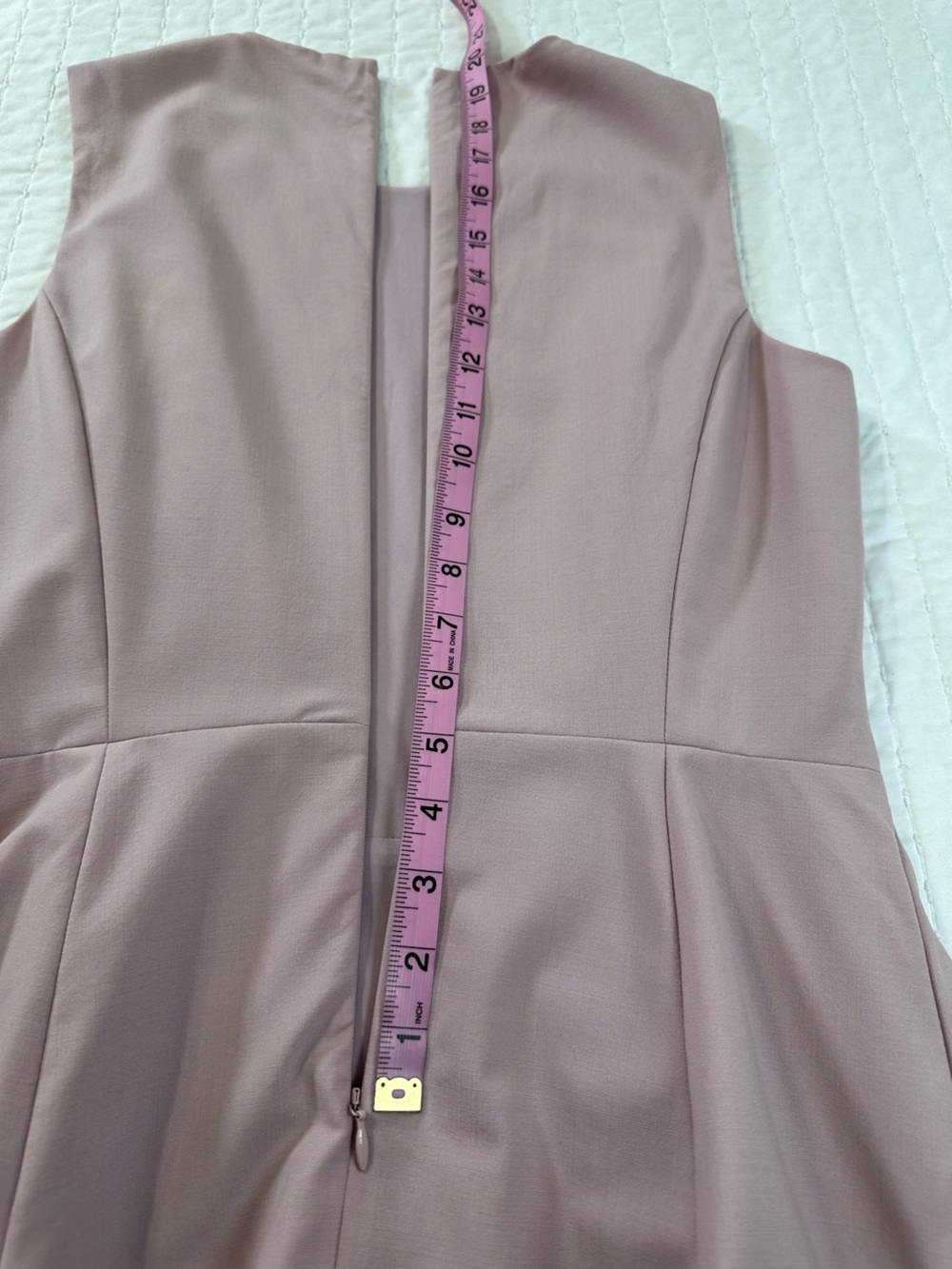 Theory VirginWool Blend Sleeveless Classic Fit and Flare Mini Dart Dress Size 4 - Picture 13 of 14